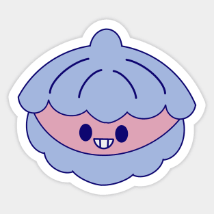 Kawaii Cute Smiley Shellfish Sticker